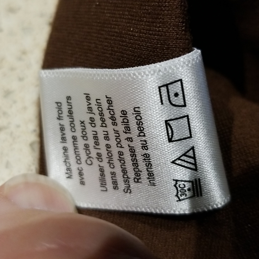 Coldwater Creek classic fit brown pull on knit pants sz 2XT like new condition - Picture 5 of 6